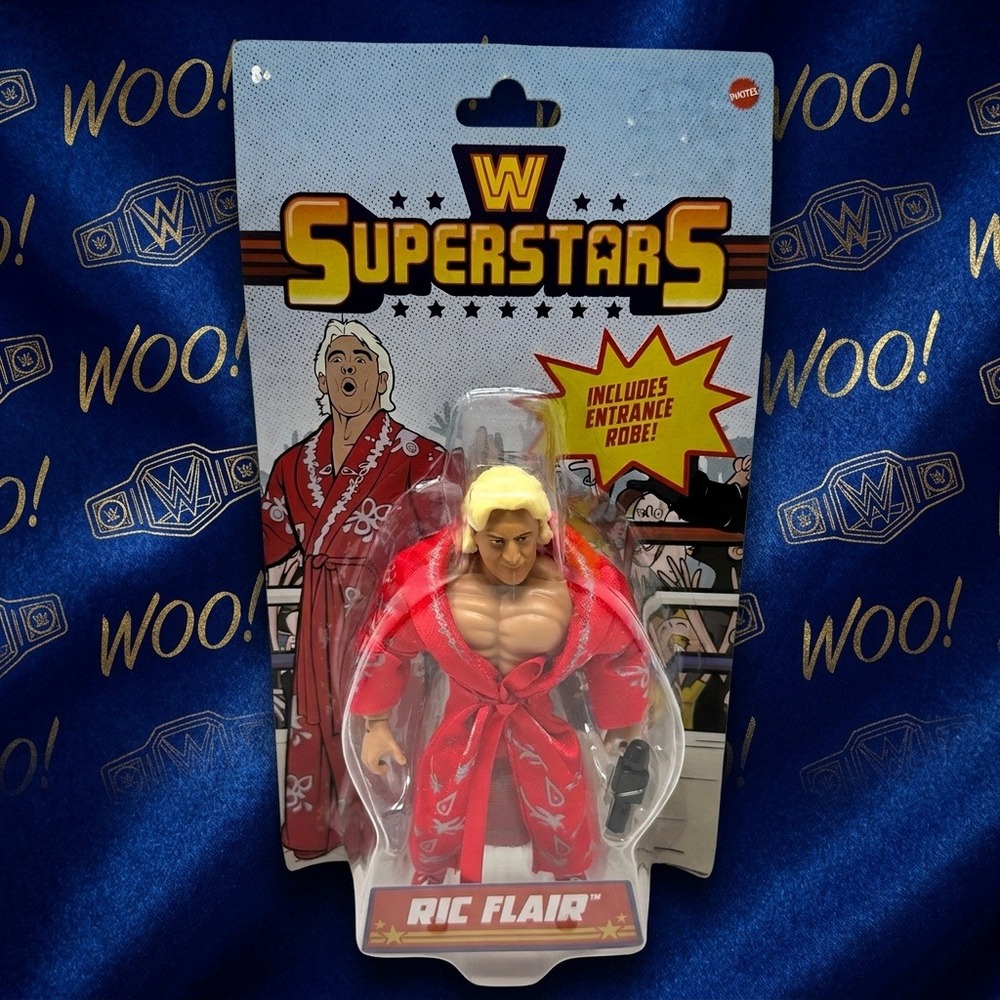 Mattel WWE Superstars Series 1 Ric Flair Action Figure Red Robe HDM72 NIB